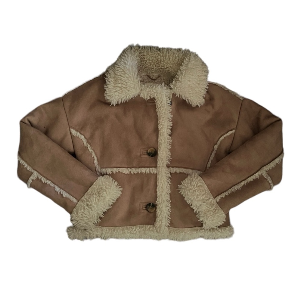 Urban outfitters sherpa lined jacket